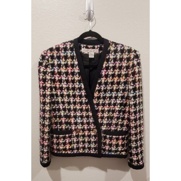 JOSEPHINE CHAUS Multicolor Wool Blazer - Picture 1 of 6